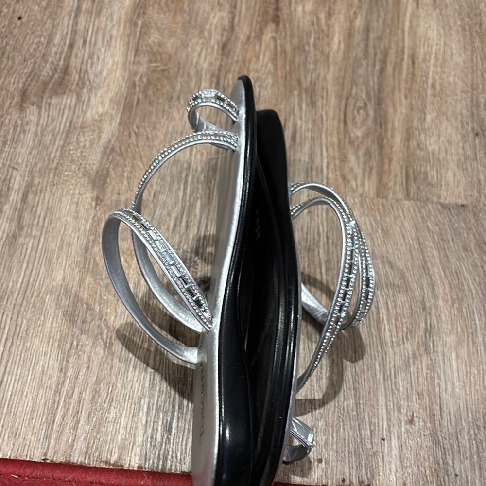 Silver and Black Sandals for Stylish Comfort